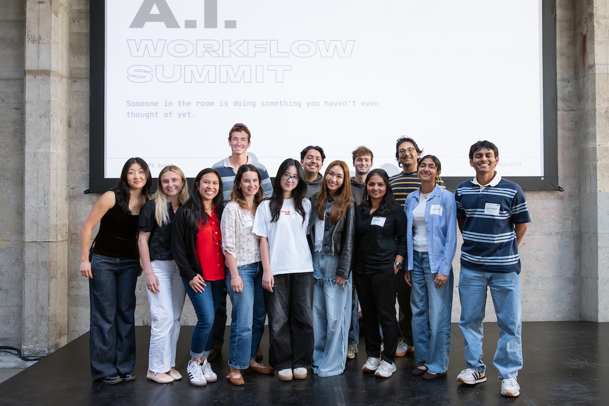 True Ventures Fellows at AI Workflow Summit in San Francisco